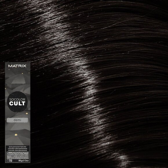 Black - Matrix SoColor Cult Demi-Permanent Hair Color - Picture 1 of 1